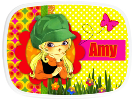 Broodtrommel Flower Power Amy