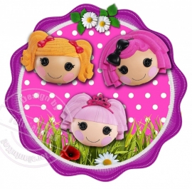 Strijkapplicatie Lalaloopsy Bende