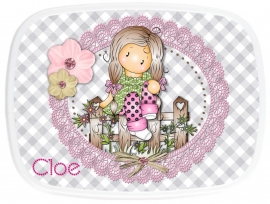 Set Mepal broodtrommel en drinkbeker Charming Chloe met naam