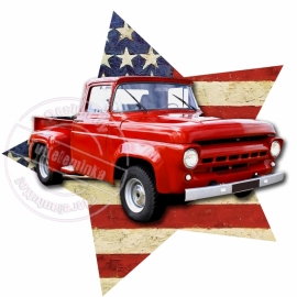 Strijkapplicatie American Pickup