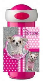 Drinkbeker Chihuahua pink glitter