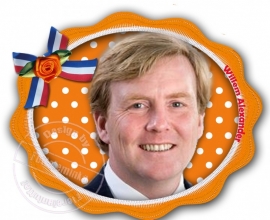 Strijkapplicatie Willem Alexander Succes!
