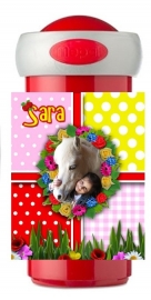 Set broodtrommel en drinkbeker voor Sara!