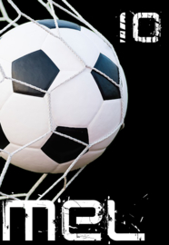 Kinderfeest uitnodiging Voetbal Goal!, setje van 6 stuks