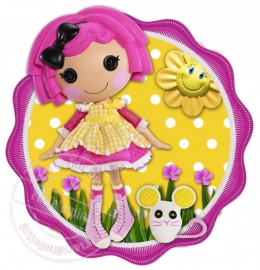 Strijkapplicatie Lalaloopsy Sunshine