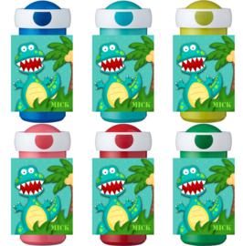 Set broodtrommel en drinkbeker Dino Cute