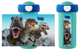 Set broodtrommel en drinkbeker Dangerous Dino's