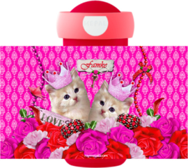 Set Mepal broodtrommel en drinkbeker Kitsch Kitten