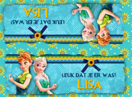 Kinderfeest traktatiezakjes Frozen Fever, setje van 6 stuks