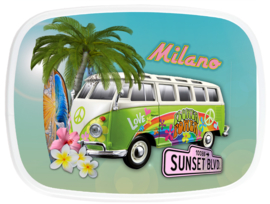 Broodtrommel VW Bus Hawai Hippie