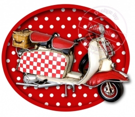 Strijkapplicatie Vespa