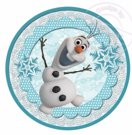 Strijkapplicatie Frozen Olaf