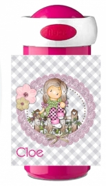 Set Mepal broodtrommel en drinkbeker Charming Chloe met naam