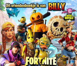 Vriendenboekje Fortnite NEW 2.0 met naam (en evt foto)