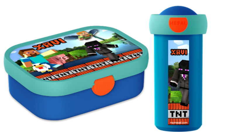 Flikkeren Siësta dwaas Set broodtrommel en drinkbeker Minecraft TNT (Ontwerp beker klein of  ronddruk?: ronddruk) | Ontwerpen Mepal Lunchbox / broodtrommels en bekers,  voor de jongens | tutteleminka