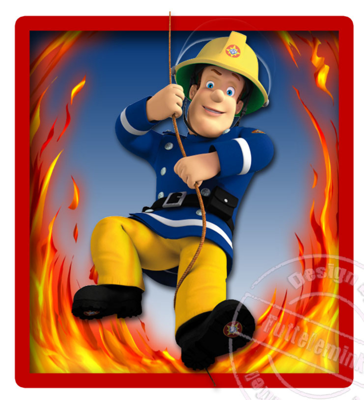 Beste Strijkapplicatie Brandweerman Sam Fire | Strijkapplicaties full OD-82
