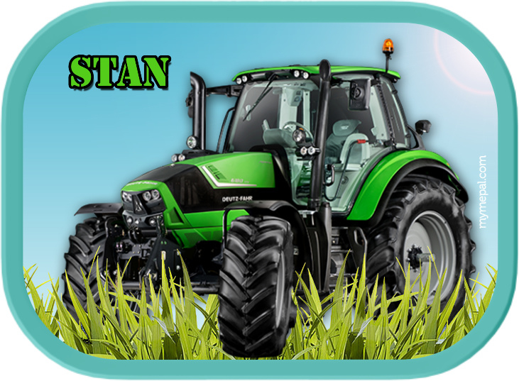 Mepal broodtrommel traktor groen