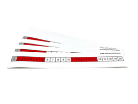 Getallenlijn 0-20, sticker (inclusief 0), set van 10 stuks
