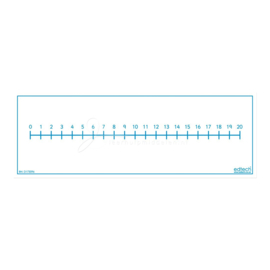 Getallenlijn 0-20, whiteboard