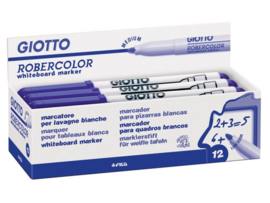 Giotto Whiteboardstift Medium (droog uitwisbare stift) doos van 12 stuks