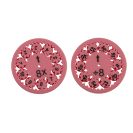Math Fidget Spinner, tafels van vermenigvuldiging en delen