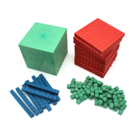 RE-Wood® MAB materiaal: Montessori-set (121 delig)