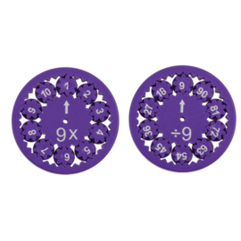 Math Fidget Spinner, tafels van vermenigvuldiging en delen