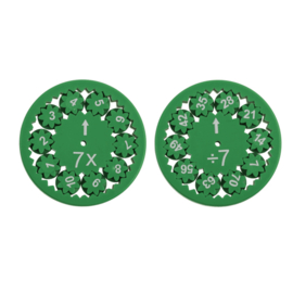 Math Fidget Spinner, tafels van vermenigvuldiging en delen
