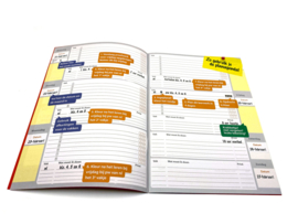 Plan-schriftje B5, set van 4 stuks
