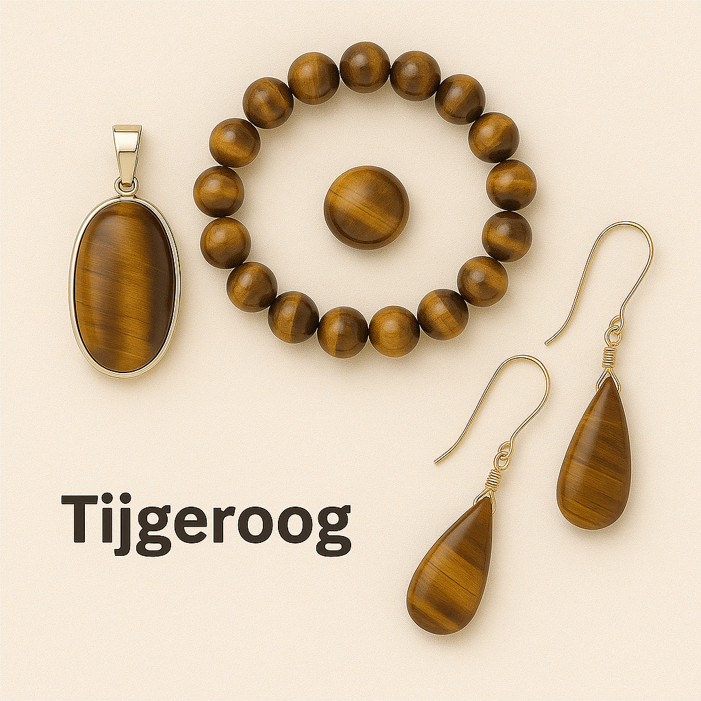 Tijgeroog voor sieraden