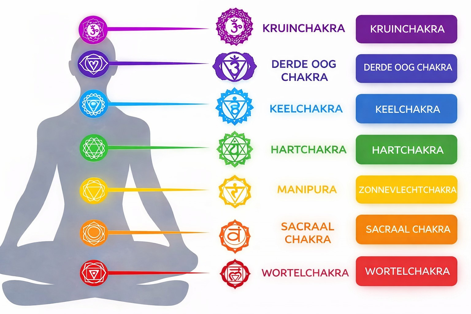 Chakra edelsteen kralen voor uw sieraden