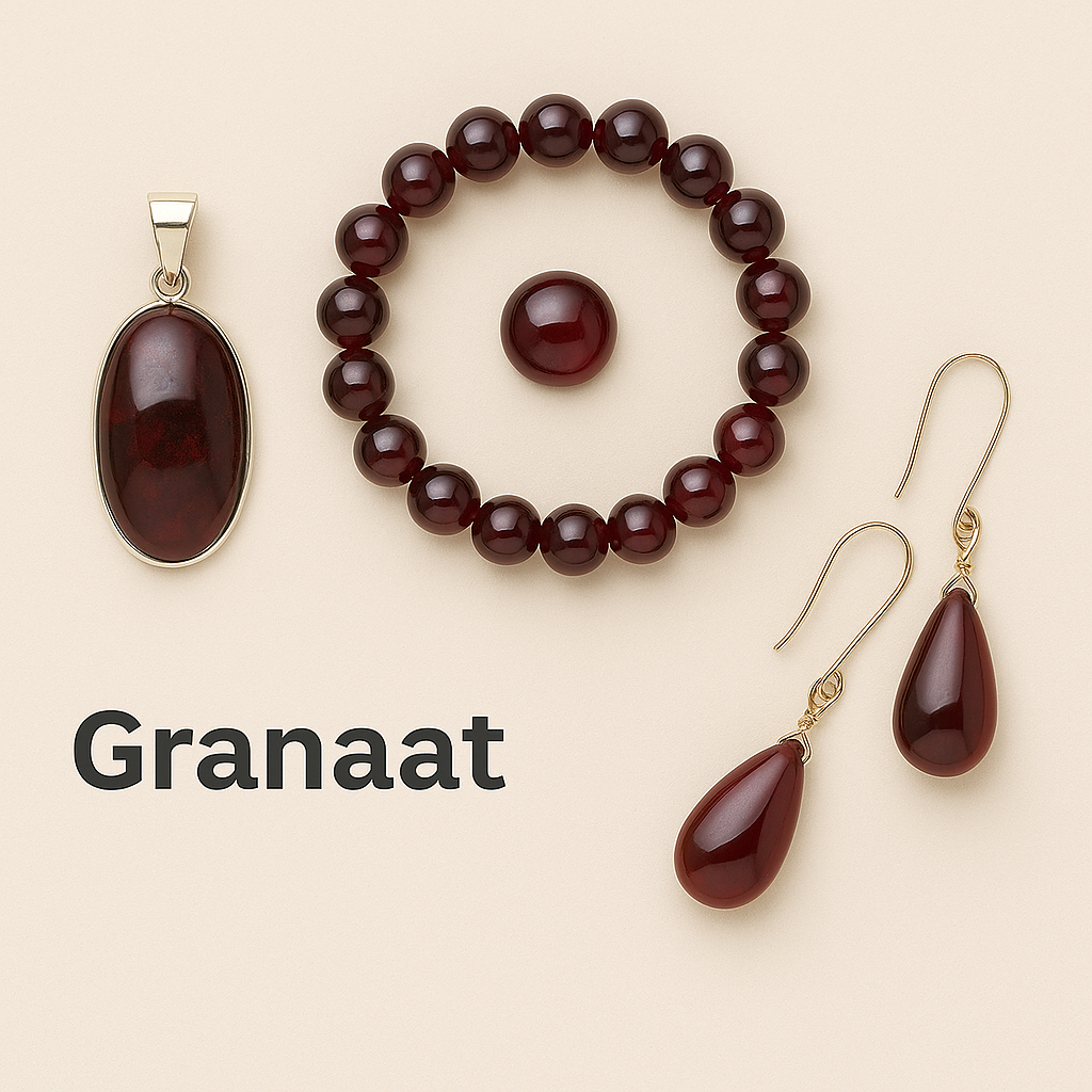 Granaat in sieraden