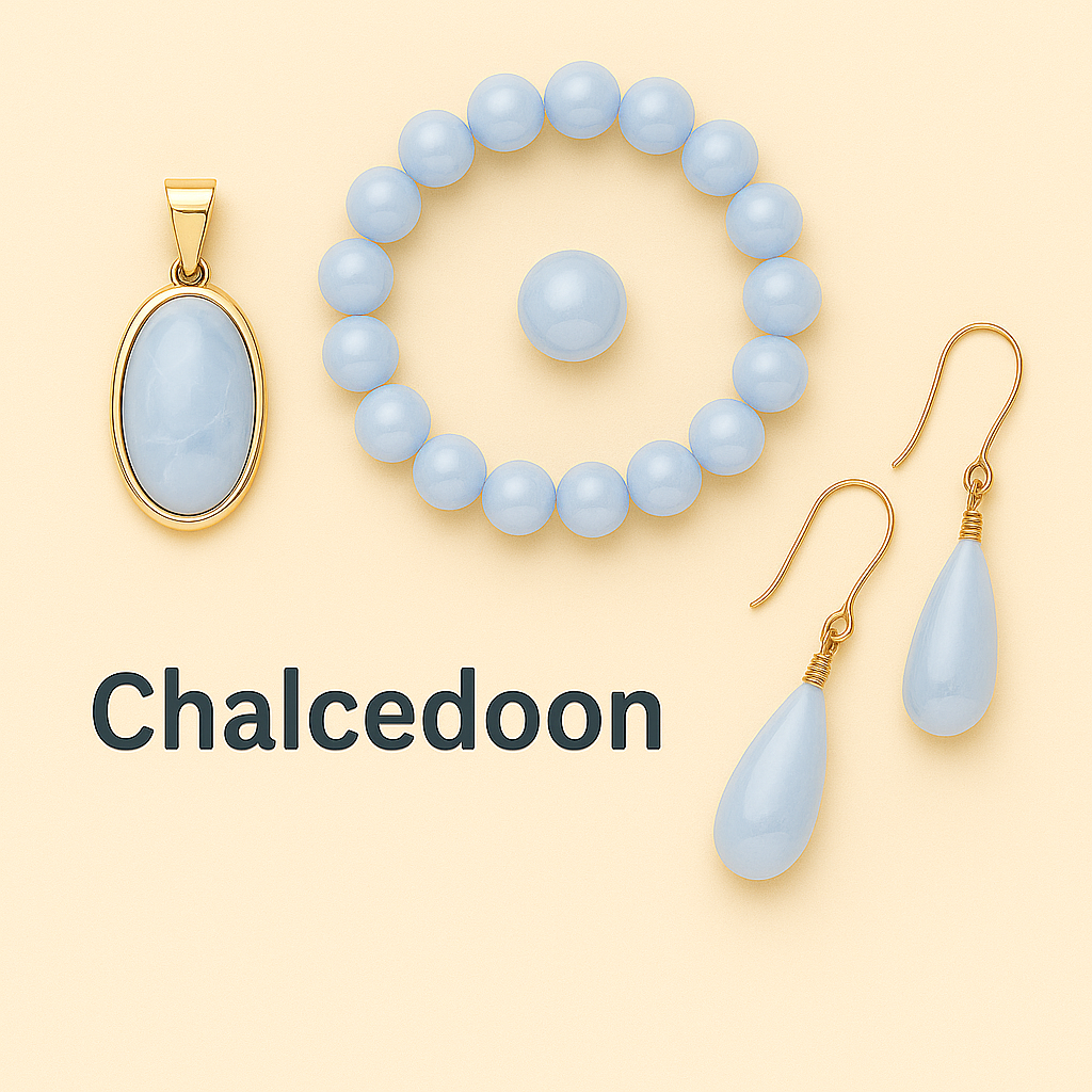 Chalcedoon voor sieraden