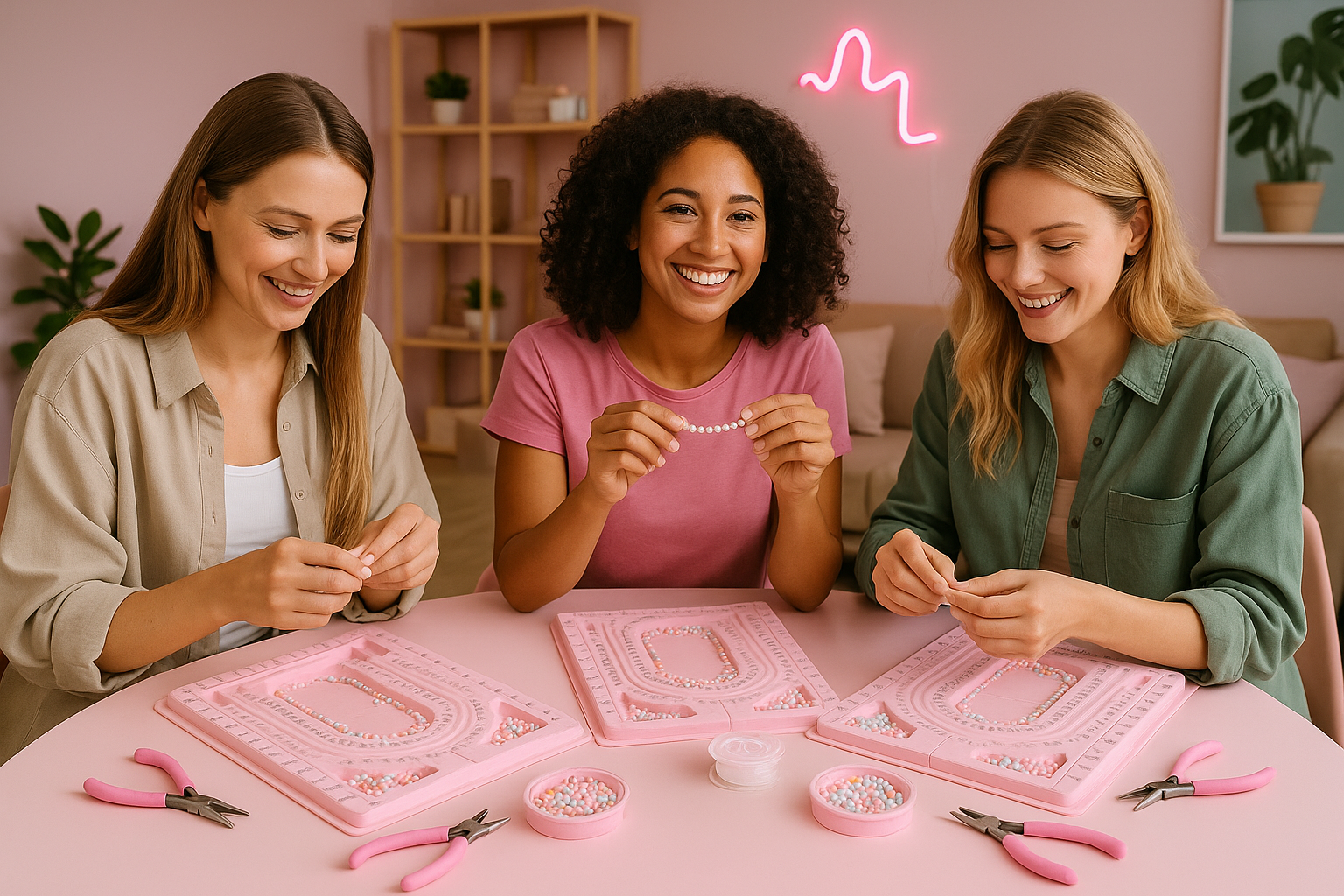 Een gezellige workshop sieraden maken