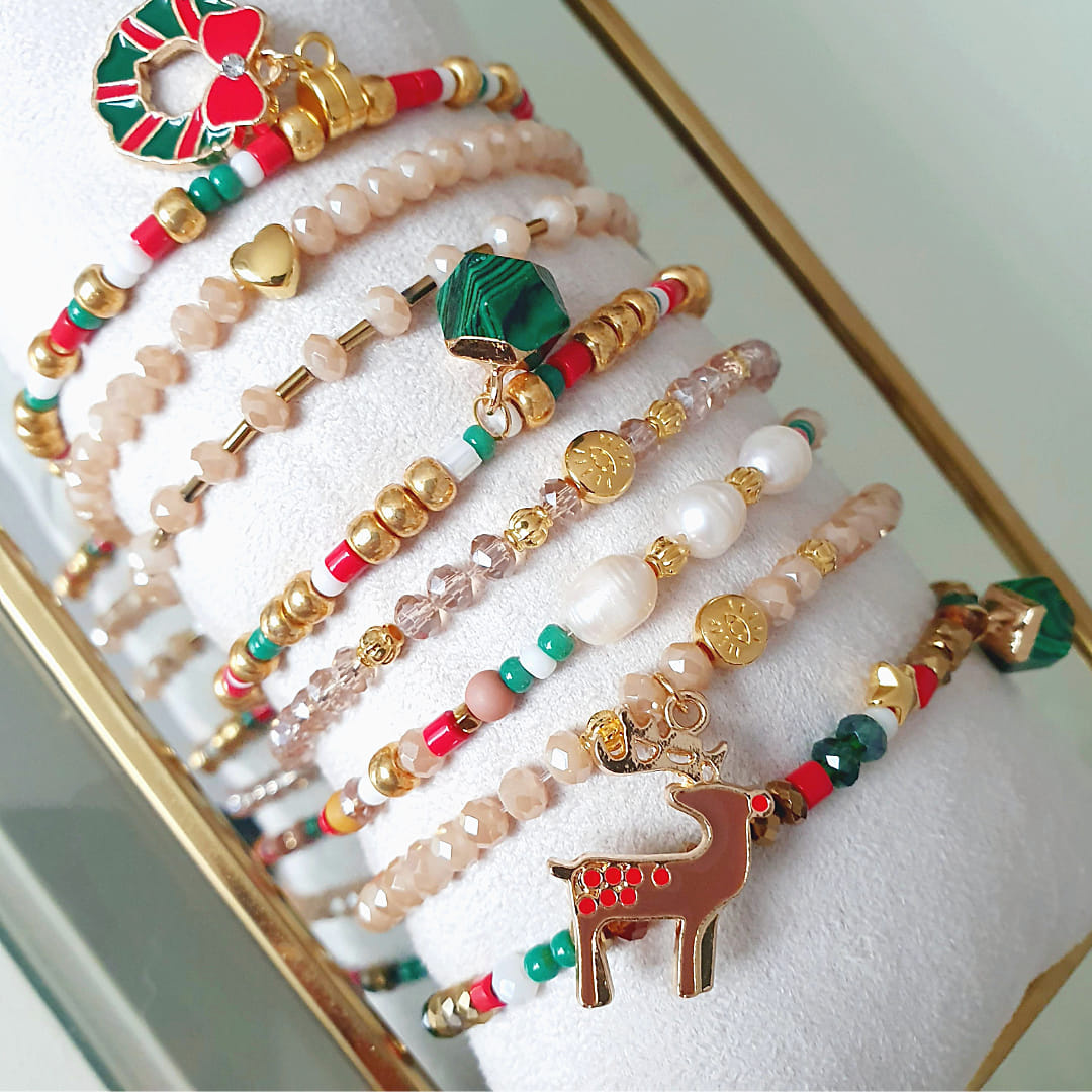 Kerst sieraden maken met kralen