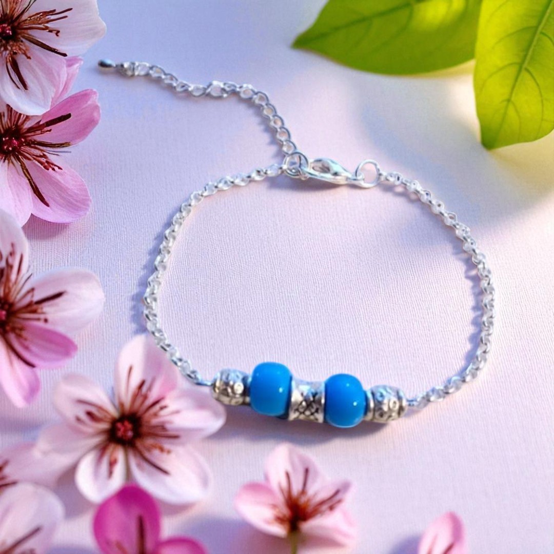 Armband met kettelstift en kralen
