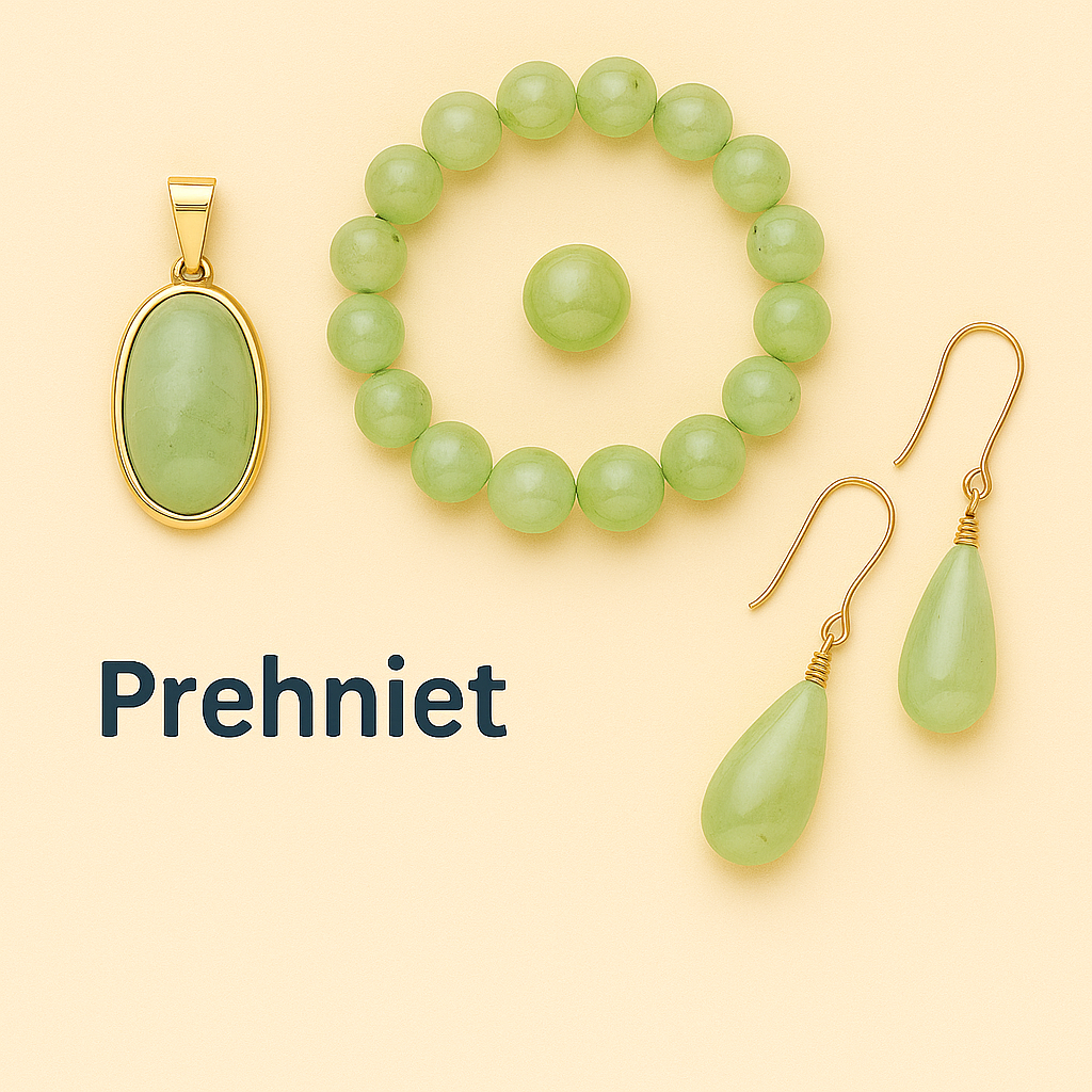 Prehniet voor sieraden