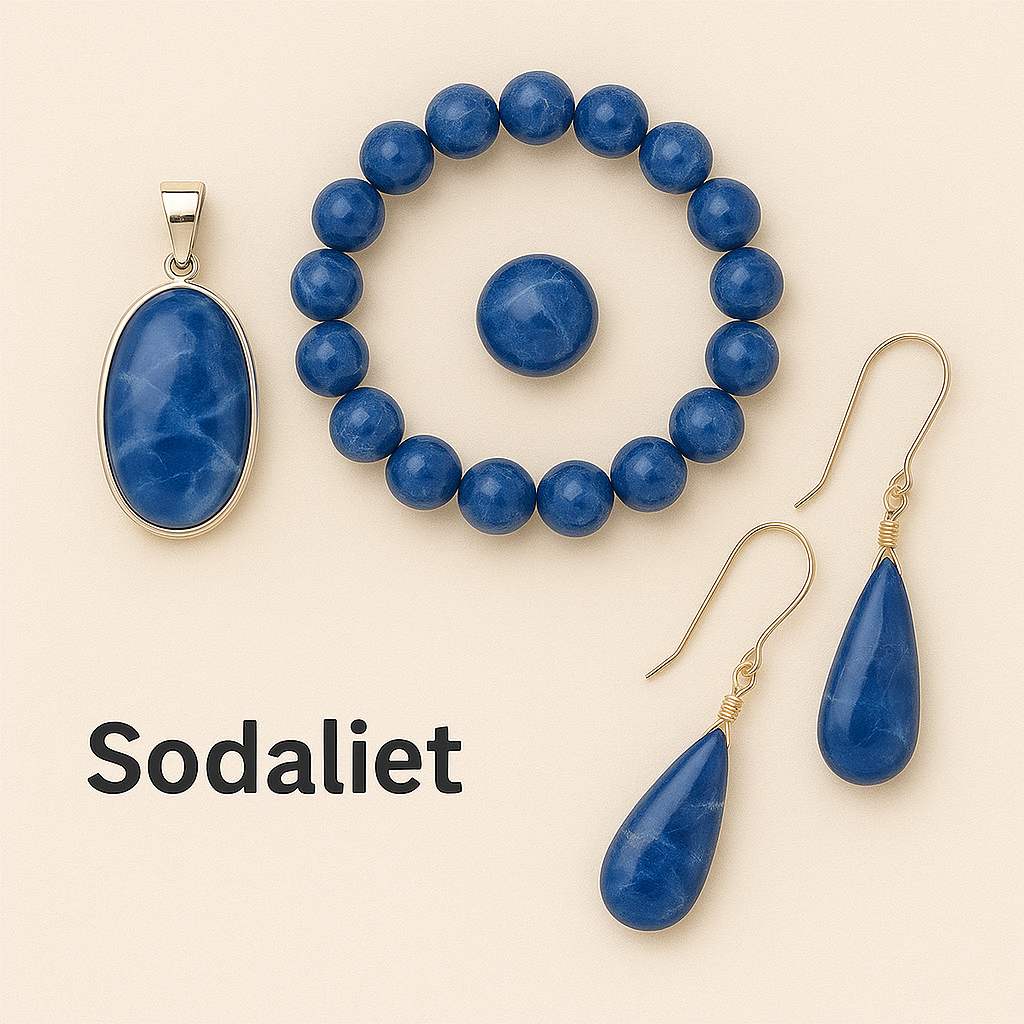 Sodaloet voor sieraden
