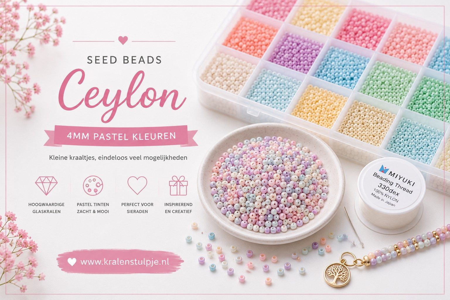 Wat kunt u maken met seed beads?