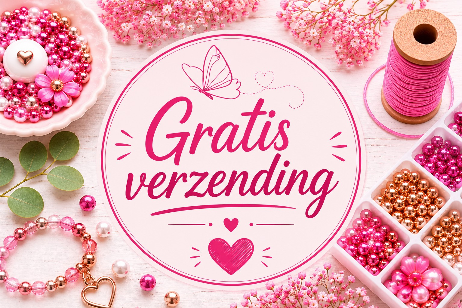 Gratis verzending bij 't Kralenstulpje