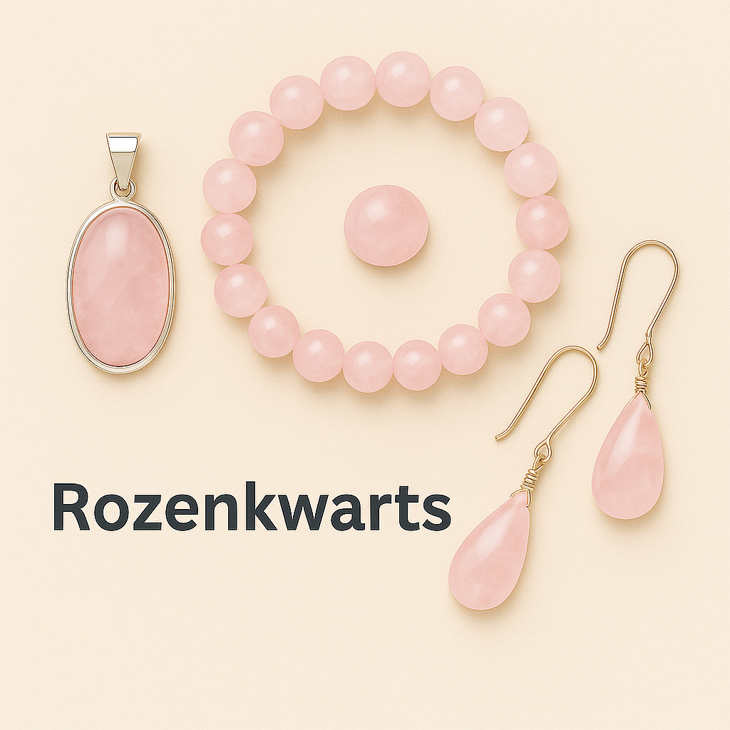Rozenkwarts voor sieraden