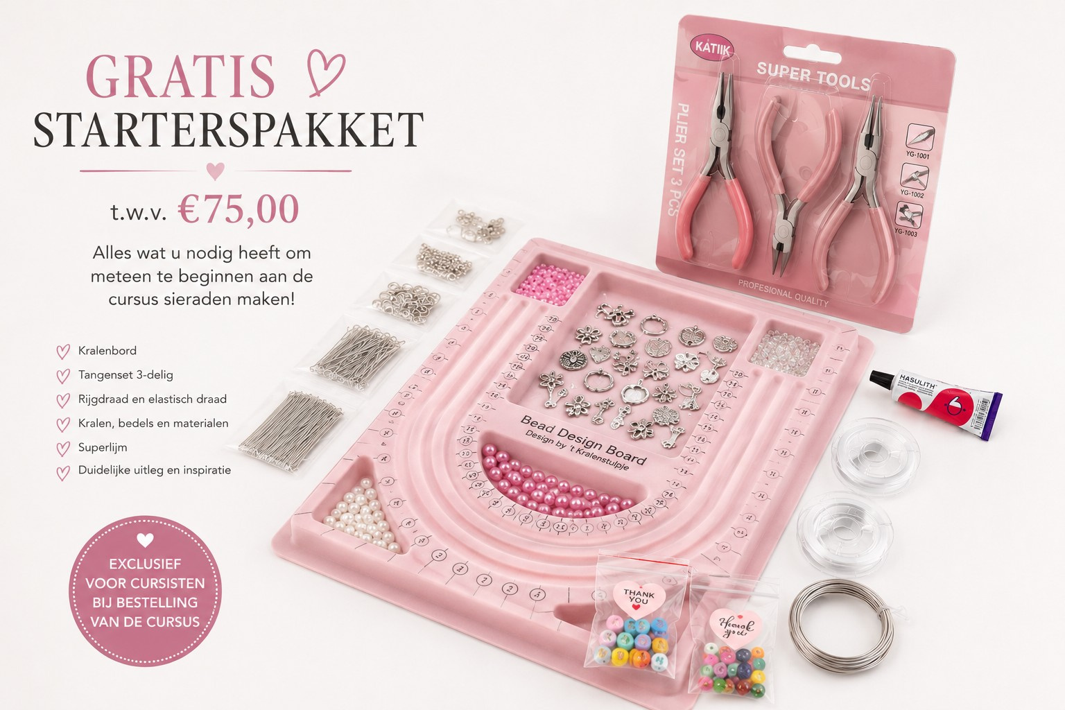 Gratis Sterterspakket sieraden maken