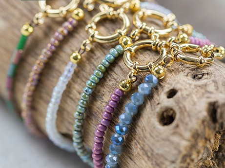 Nieuwe kralen en sieradenonderdelen April 2026 voor uw sieraden