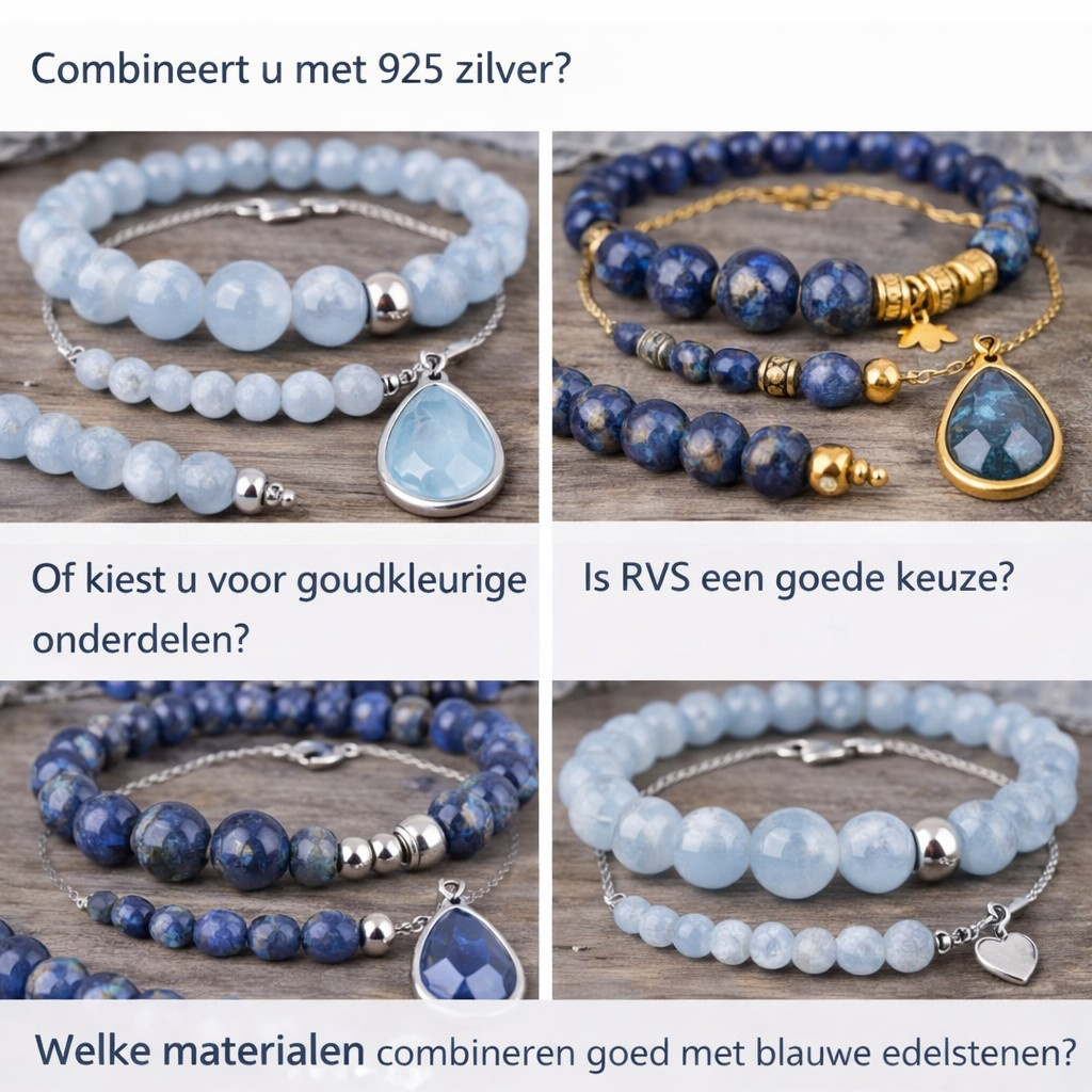 Maak prachtige sieraden met blauwe edelstenen