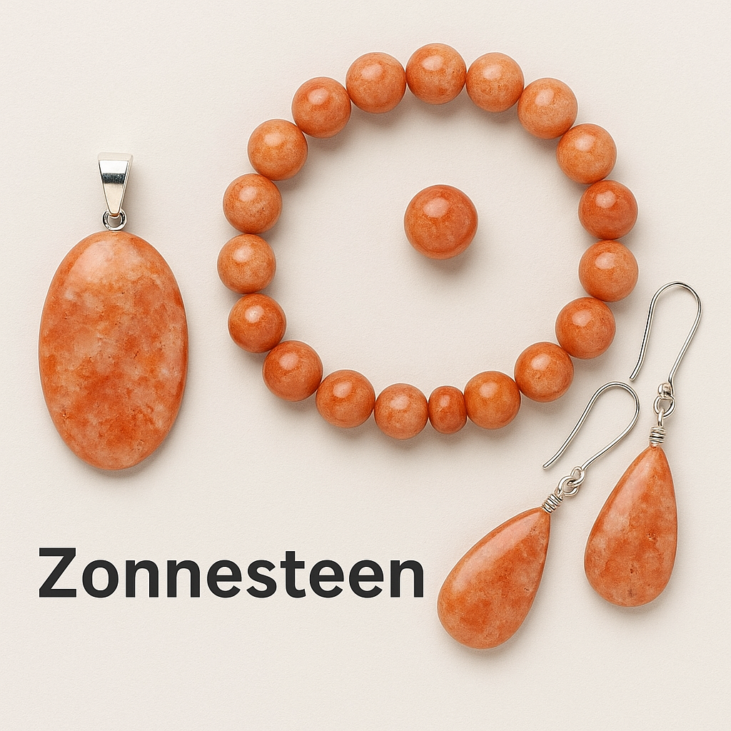 Zonnesteen voor sieraden