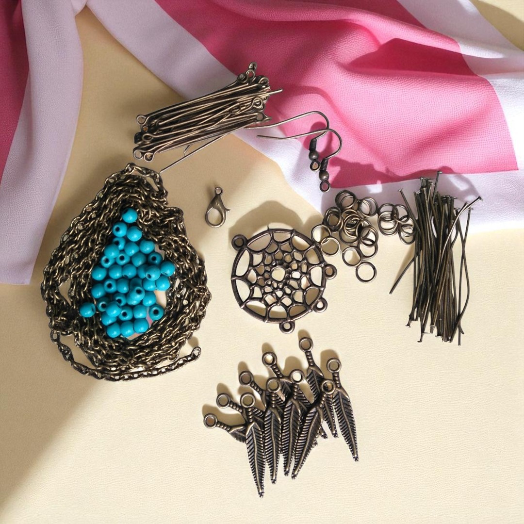 Onderdelen om zelf dromenvanger sieraden te maken