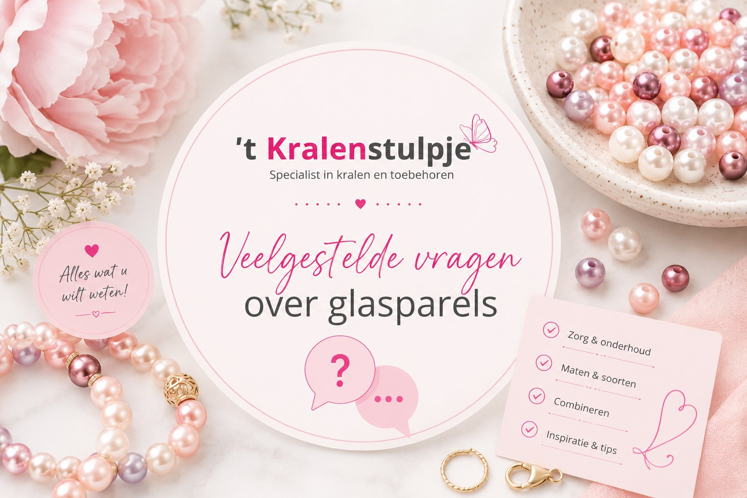 Veelgestelde vragen over glasparels