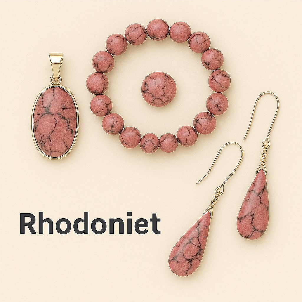 Rhodoniet voor sieraden