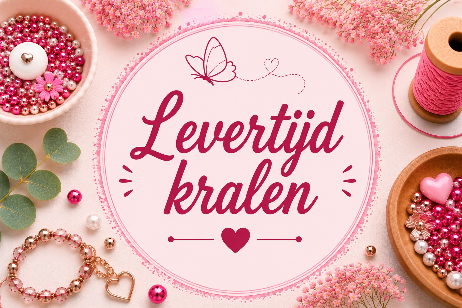 Wat is de levertijd van mijn kralen bestelling?