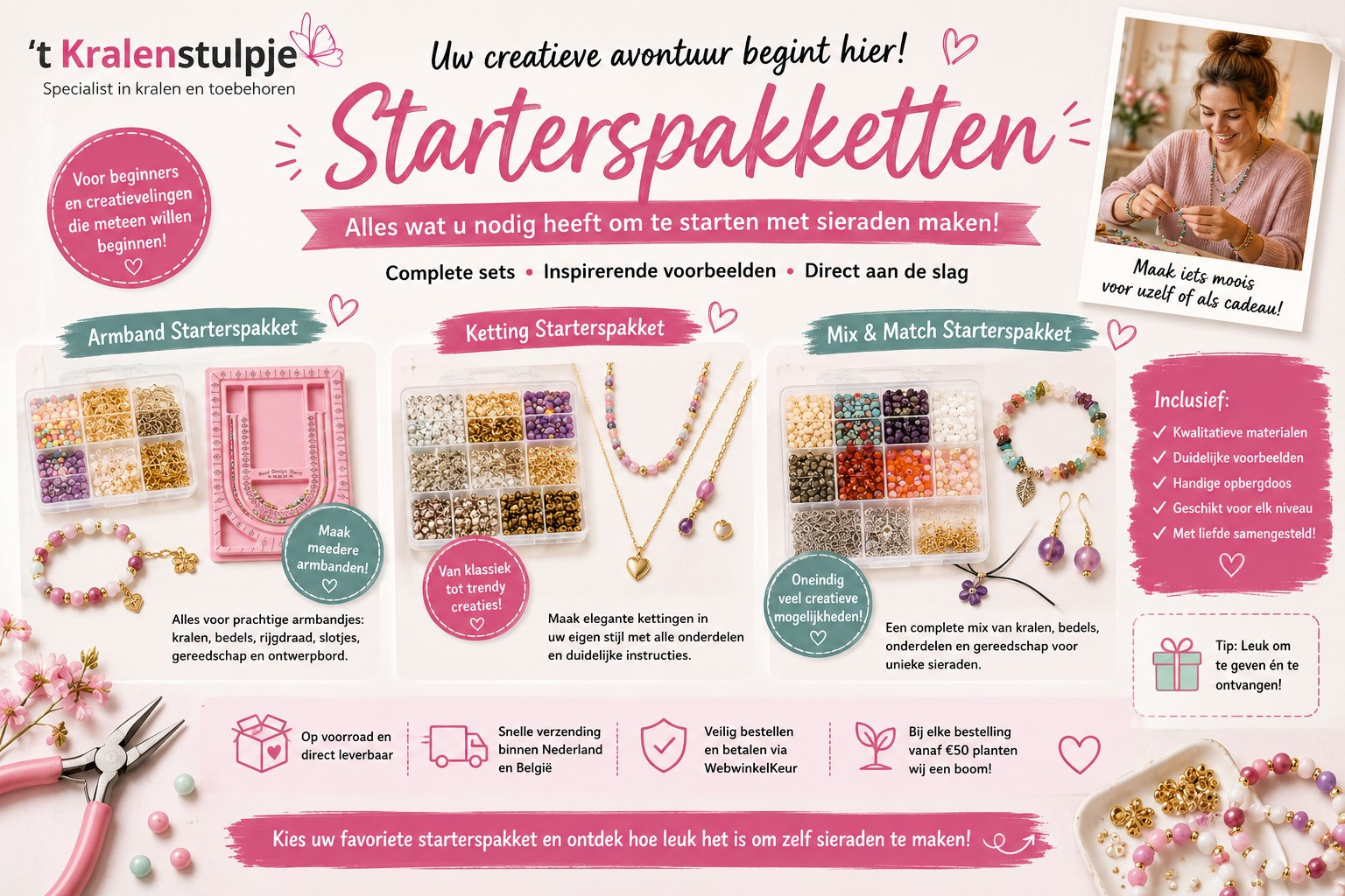 Starterspakketen sieraden maken